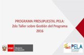 2do taller gestión_del_programa_pela_ancash