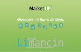 Alterações na Barra de Menu | MarketUP (Atualização: Mar/2017)