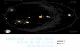 Cosmologia - Sistema Solar - Origem do sol e suas características