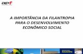 A importância da filantropia para o desenvolvimento econômico social - Deputado Antonio Brito
