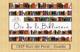 Dia de las bibliotecas escolares. CEIP Ruiz del Peral - Guadix