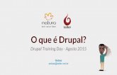 O que é Drupal?  Drupal Global Training Day