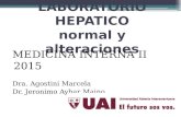 Alteraciones del hepatograma 2015
