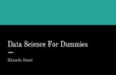 Data Science For Dummies From a Dummy