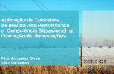 Aplicação de Conceitos  de IHM de Alta Performance  e  Consciência Situacional na Operação de Subestações