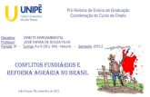 Conflitos fundiários e reforma agrária no Brasil