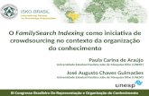 O FamilySearch Indexing como iniciativa de crowdsourcing no contexto da organização do conhecimento