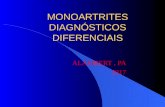 Diagnósticos diferenciais das monoartrites.