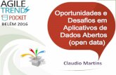 Oportunidades e Desafios em Aplicativos de Dados Abertos (open data)