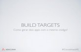 Build Targets: Como gerar dois apps com o mesmo código?
