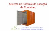 Sistema de controle de locacao de container