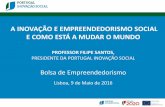 Filipe Santos - Empreendedorismo feminino; Empreendedorismo social