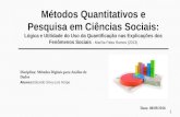Métodos Quantitativos e Pesquisa em Ciências Sociais - Ramos, 2013 (Síntese de Artigo)