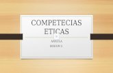 Competecias eticas
