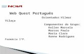 WebQuest Português Farmácia Nova Faculdade