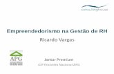 Empreendedorismo em GRH - Ricardo Vargas na APG