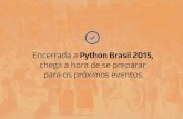 Python Nordeste 2016 - Apresenta§£o Python Brasil