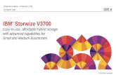 Apresentação Storage  v3700 IBM® Storwize V3700