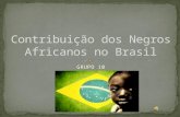 Contribuição dos Negros Africanos no Brasil