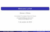 Minicurso LaTeX