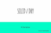 Solid / DRY Princípios