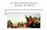 As Bem-Aventuranças - Sermão do Monte