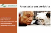 Anestesia em geriatria 2016
