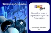 [BPM DAY DF 2012] AERONÁUTICA – Desafios para a Implementação de Processos