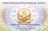 Catálogo de CDs de Meditaciones - Editorial Kinich Ahau