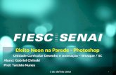 Photoshop CS6 - Efeito Neon