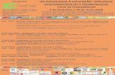 Ciclo de Conferências DA PSICOLOGIA À EDUCAÇÃO: DIÁLOGOS EPISTEMOLÓGICOS E PEDAGÓGICOS - CICLO DE CONFERÊNCIAS 3 de fevereiro a 19 de maio 2018