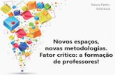 Novos espaços e novas metodologias, o fator crítico: a formação de professores