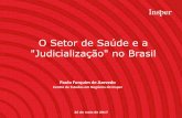 O Setor de Saúde e a "Judicialização no Brasil