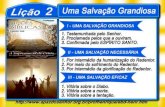Slides da Lição 2, Uma Salvação Grandiosa, Pr. Henrique, EBD NA TV