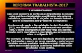 Reforma trabalhista 2017