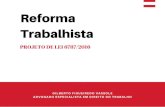 Aprovação da reforma trabalhista principais pontos - Waldemar Ramos Junior