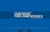 Cartilha emendas parlamentares 2017