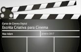 Escrita criativa para cinema 2017