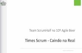 Times Scrum: Caindo na Real - Palestra 10o. Rio Agile