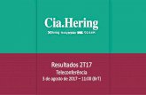 Cia. Hering – Resultados 2T17