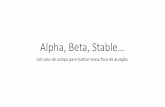 Promoção de pacotes alpha, beta e stable com Git e VSTS
