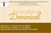 História e os objetivos da escola bíblica dominical