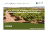 APRESENTAÇÃO DO NOVO REGIME JURÍDICO · PDF fileMultiplicidade de produções: • Pinhão • Madeira ... Regime jurídico de colheita, transporte, armazenamento, transformação,