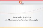 Associação Brasileira de Metalurgia, Materiais e Mineração · PDF fileO objetivo do curso é fornecer aos participantes uma visão geral dos refratários quanto a sua classificação,