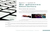 Módulo 1 • Unidade 10 Os gêneros literárioscejarj.cecierj.edu.br/pdf/Linguagens Codigos_Unidade_10_Seja.pdf · Linguagens, Códigos e suas Tecnologias • Literatura 1 Módulo
