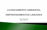 MANUAL DE LICENCIAMENTO AMBIENTALavaliacaodeimpacto.org.br/wp-content/uploads/2014/05/II-seminario... · qualidade ambiental do território de inserção do projeto Clareza, objetividade,