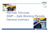 Normas Técnicas SWP – Safe Working Periods General · PDF file23 23 © Demag Cranes & Components 2012 NR18 Sistema anti-colisão: por meio de sensores fotoelétricos instalados