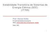 Estabilidade Transitória de Sistemas de Energia Elétrica ...dotta/it705/Aula_1.pdf · ... Matlab/Anarede e Anatem) Instrumentos de ... Modernização dos Sistemas de Energia Elétrica