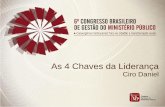 As 4 Chaves da Liderança Ciro  · PDF fileMinistério do Meio Ambiente (MMA), Banco do Brasil (BB), Caixa Econômica ... Nacional de Transporte (CNT), Supermaia, Junta Comercial