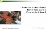 Diretrizes Curriculares Nacionais para a Educação Infantil - Unopar · PDF filedeverão prever condições para o trabalho coletivo e para a organização de materiais, espaços